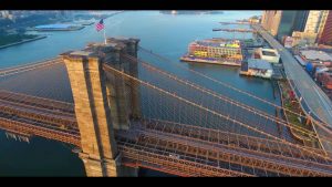 I ❤️ NY!! 4K Drone Flight From Brooklyn to Manhattan (Almost hit the bridge )
