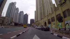 Dubai, UAE - Drive from Dubai Marina to Jumeirah Beach Road - HD Quality