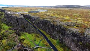 Drone Over Thingvellir, Iceland