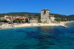 Phospfori tower in Ouranopolis, Athos Peninsula, Mount Athos, Ch 1