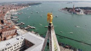 Venice island drone aerials in 4K