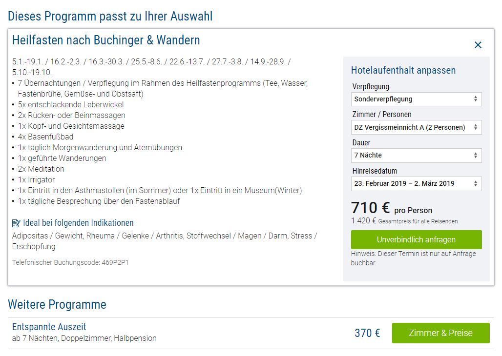 heifasten-angebot Alphotel Stocker, ab 710 € – 8 Tage Heilfasten nach Buchinger & Wandern in Sand in Taufers / Südtirol in 3* superior Alphotel Stocker inkl. Verpflegung im Rahmen des Heilfastenprogramms