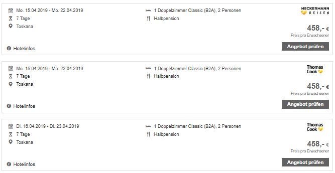 SENTIDO Toscana Charme Resort, ab 318 &euro; – 7 Tage Sand-Strandurlaub bei Tirrenia / Toskana im 5* Toscana Charme Resort ( Neuer&ouml;ffnung 2019 und 2020) inkl. Halbpension