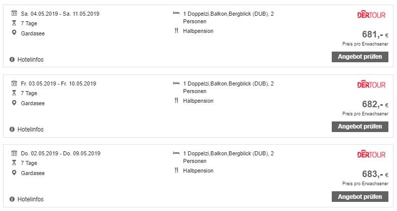 Bellevue San Lorenzo, ab 681 &euro; – 7 Tage Erholungsurlaub in Malcesine / Gardasee im 4* Bellevue San Lorenzo  inkl. Halbpension