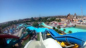 Hotel Jungle aqua park Hurghada all waterslides- part 1