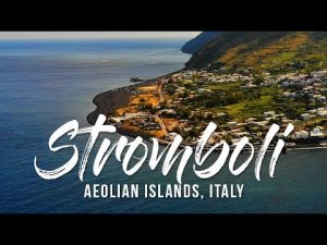 Stromboli Island, Volcano, Italia | 4K drone footage, DJI Mavic Air