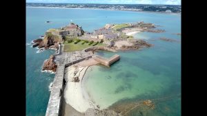 Drone over St Helier Jersey Sept 2017