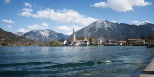 Lake Tegernsee And Rottach-egern Spa Town At Springtime 1