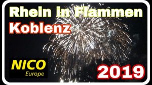 Rhein in Flammen 2019 in Koblenz (Nico Feuerwerk) 250mm Finale💥 1
