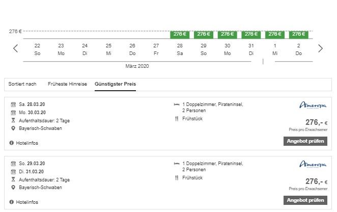 LEGOLAND&reg; Pirateninsel Hotel, ab 276 &euro; – 2 oder 3 Tage G&uuml;nzburg / Deutschland im 4* LEGOLAND&reg; Pirateninsel Hotel inkl. Fr&uuml;hst&uuml;ck