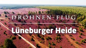 Lüneburger Heide - mit der Drohne über die Heide