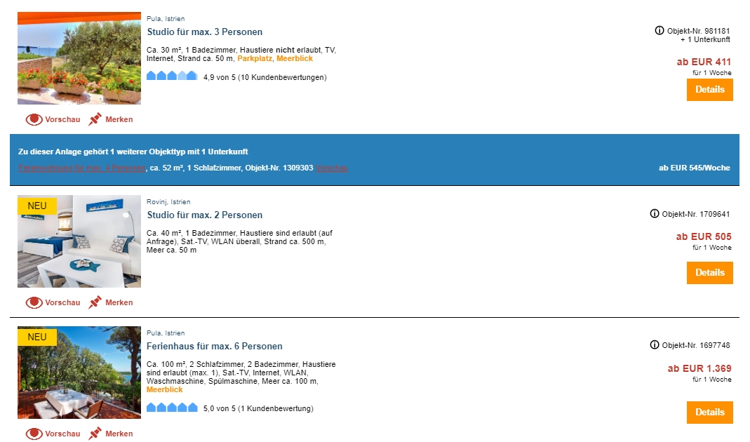 ferienwohnungen-istrien Ferienwohnungen in Istrien, ab 27 € / Woche – Ferienhäuser & Ferienwohnungen in Istrien / Kroatien online buchen