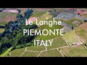 The Langhe Piedimont, Italy - Drone Aerial View