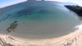 Sos Aranzos dal drone Hotel Resort & SPA Baia Caddinas, Statt 896 € jetzt 881 €- 9 Tage Golfo Aranci / Sardinien im 4* Hotel Resort & SPA Baia Caddinas inkl. Halbpension, Transfer und Flug