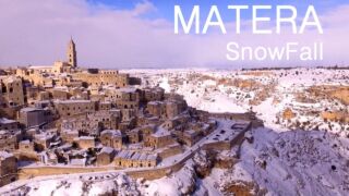 MATERA SNOWFALL by Drone Locanda di San Martino Hotel, ab 751 € – 7 Tage in der Kulturhauptstadt 2019 und UNESCO Weltkulturerbe Stadt Matera im 3* Locanda di San Martino Hotel & Thermae Romanae inkl. Frühstück und Flug