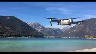 Drone flight over Achensee, Austria / Drohne über Achensee, Tirol ENTNERs am See, ab 393 € – 2, 3 oder 7 Tage Achensee / Tirol im 4-Sterne Superior Hotel ENTNERs am See inkl. Frühstück & Infinity Pool