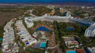Maspalomas sand dunes from the air 31.12.2016 SENTIDO Gran Canaria Princess, ab 781 € – 7 Tage Playa del Ingles / Gran Canaria im 4* SENTIDO Gran Canaria Princess – ADULTS ONLY ab 16 Jahren – inkl. Halbpension, Transfer und Flügen