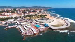 BAGNI TIRRENO LIVORNO 3 LUGLIO 2016 - RIPRESE AEREE DAL DRONE VIDEOFOTOVOLANDO Suite 48, jetzt ab 586 € statt ab 690 € – 7 Tage Strandurlaub in Tirrenia / Toskana in der Suite 48