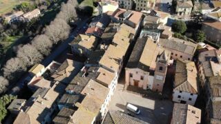 Montaione dal drone La Tabaccaia Tenuta di Castelfalfi, ab 639 € – 7 Tage Montaione / Toskana im 4* La Tabaccaia Tenuta di Castelfalfi inkl. Halbpension