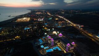 Side / Manavgat / Antalya drone night flight PALOMA Finesse Side, ab 753 € – 7 Tage Titreyengöl / Türkische Riviera im 5* PALOMA Finesse Side ( Neueröffnung 2019 ) inkl. All Inclusive, Transfer & Flug