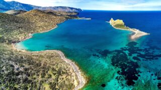 Crete (Greece) by drone in 4k (DJI Mavic Pro) St. Nicolas Bay Resort Hotel, ab 836 € – 7 Tage Insel Kreta ins 5 * St. Nicolas Bay Resort Hotel & Villas inkl. Infinity Pool, Halbpension, Transfer & Flügen