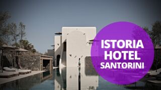ISTORIA Hotel Santorini — Discover the untold story of Santorini Istoria Hotel, jetzt ab 1470 € statt ab 1.519 € – 7 Tage Insel Santorin / Griechenland in der 12 Zimmer Anlage 5* Istoria Hotel ( Neueröffnung 2019 ) inkl. Frühstück, Transfer und Flug