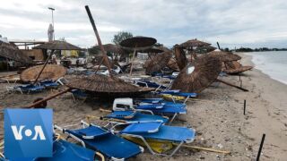 Six Tourists Killed in Storms in Greece Unwetter Chalkidiki, Heftige Unwetter wüten über der griechischen Halbinsel Chalkidiki – 6 Tote
