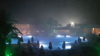 Thunderstorm in #Chalkidiki #neosmarmaras Unwetter Chalkidiki, Heftige Unwetter wüten über der griechischen Halbinsel Chalkidiki – 6 Tote