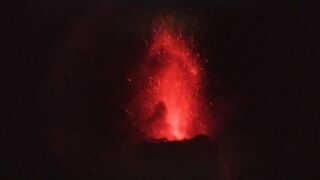 ETNA DIRETTA 2 - 19-07-2019 - NSEC , Impressionen vom Ausbruch des Ätna auf Sizilien am 19.7.2019
