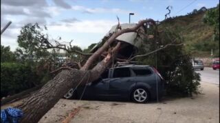 Maltempo Marche 2019 gravi danni a Numana, il giorno dopo Unwetter Adria, Heftige Unwetter wüten entlang der Adriaküste
