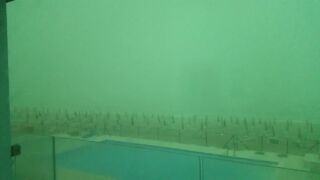 Numana nubifragio. Unwetter Adria, Heftige Unwetter wüten entlang der Adriaküste