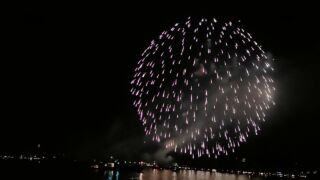 Seenachtsfest 2019 - Feuerwerk vom Schiff aus (1. Reihe) - Konstanz , Video Impressionen vom Seenachtsfest Konstanz 2019