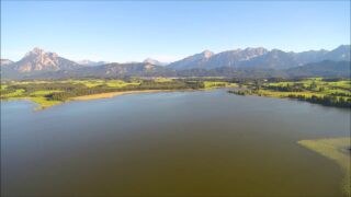 Hopfen am See / Hopfensee gefilmt mit Yuneec q500+ Biohotel Eggensberger, ab 237 € – 3,4 oder 7 Tage Füssen / Allgäu im 4* klimaneutralen Biohotel Eggensberger inkl. Frühstück optional mit Halbpension