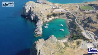LINDOS - Greece Rhodos (2019) 4K dronem Atlantica Mikri Poli Rhodos, ab 739 € – 7 oder 14 Tage Kolymbia / Insel Rhodos im 4* TUI KIDS CLUB Atlantica Mikri Poli Rhodos inkl. All Inclusive, Transfer & Flügen