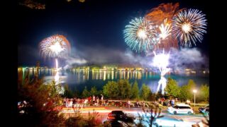 See in Flammen am Klopeiner See in Südkärnten Ferienwohnungen am Klopeiner See, ab 60 € / Woche – Ferienhäuser & Ferienwohnungen am Klopeiner See in Kärnten online buchen